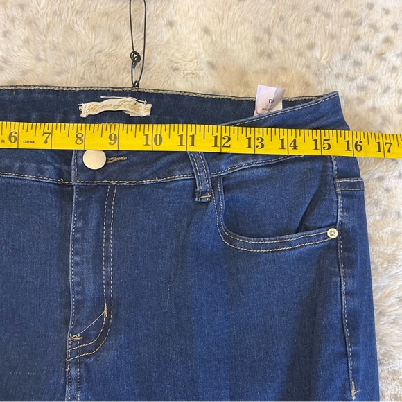 Home Folk Embroidered Flare Jeans - Blue Size 10 - Picture 9 of 12